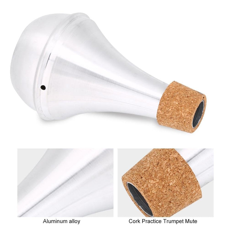 VGEBY Trumpet Mute, Lightweight Aluminum Alloy Practice Musical Instrument Part Accessory Played Accessories