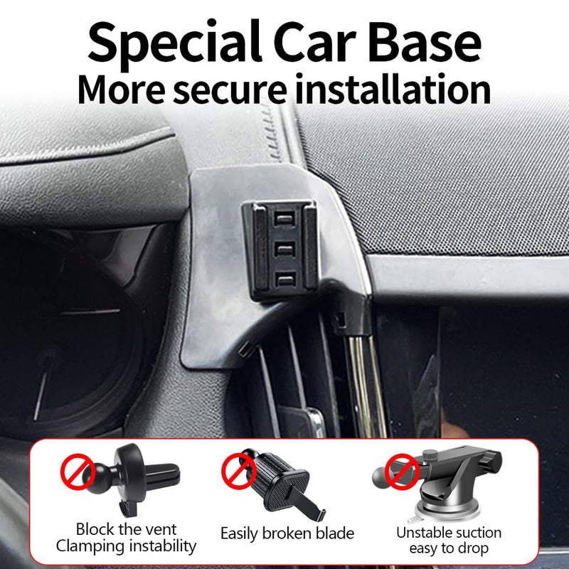 Car Phone Holder for Cadillac ATS 2013-2018 Base Luxury Performance Premium Auto Accessories Navigation Bracket Interior Decoration Dashboard Cell Mobile Phone Mount Holders case Accessory