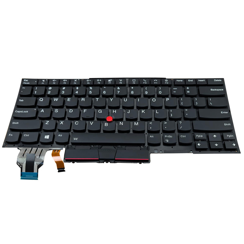 Backlit Keyboard Replacement for Lenovo Thinkpad X1 Carbon 8th X1 Yoga 4th | Laptop Keyboard Replacement for Lenovo Thinkpad X1 Carbon 8th 2020 (20U9 20UA) X1 Yoga 4th 2019 Gen4 (20SA 20SB 20QF 20QG) US