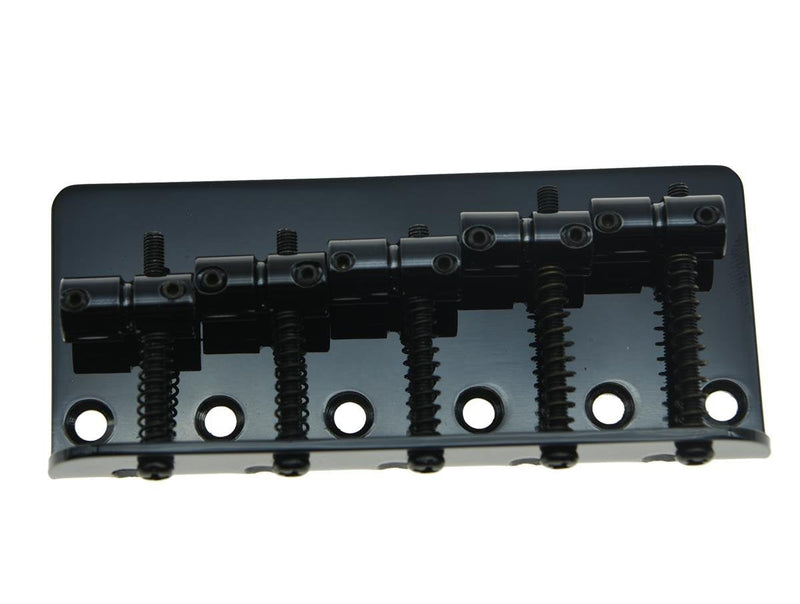 Black 5 String Electric Bass Guitar Bridge fits for Jazz J Bass or Precision P Bass Black