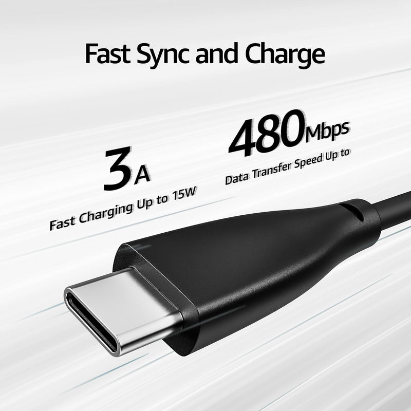 TOZO T20 Wireless Earbuds USB-C to USB-A Charging Cable