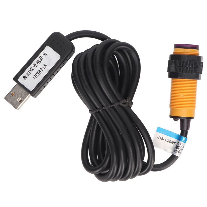 USB Reflective Light Barrier with USB Infrared Sensor for Games, Office, Mechanical Devices
