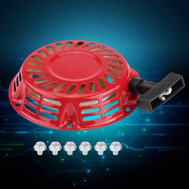Pulley Starter Vibrating Plate Pull Start Starter Pull Start Assembly for 2KW 168F Petrol Generator