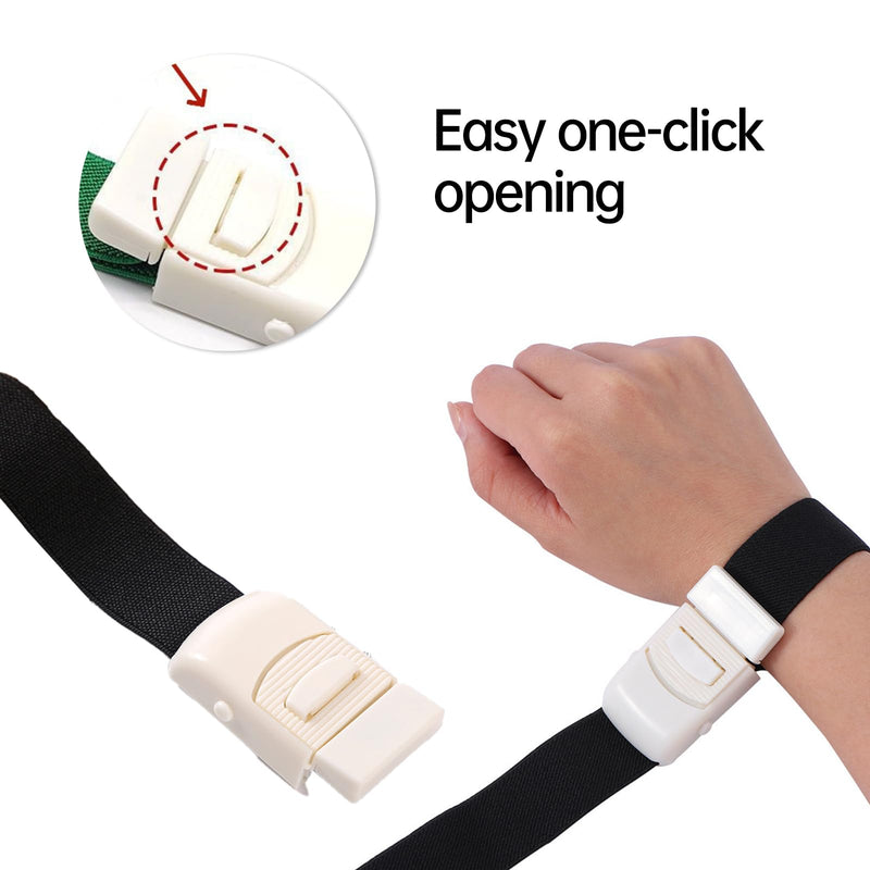 Smavles 6 x Vein Storms, Medical Nurse Tourniquet Buckle, Tourniquet Bands, Vein Congestion Tube, Dust Band, Blood Collection and Wound Care Used (Mixed Colour)