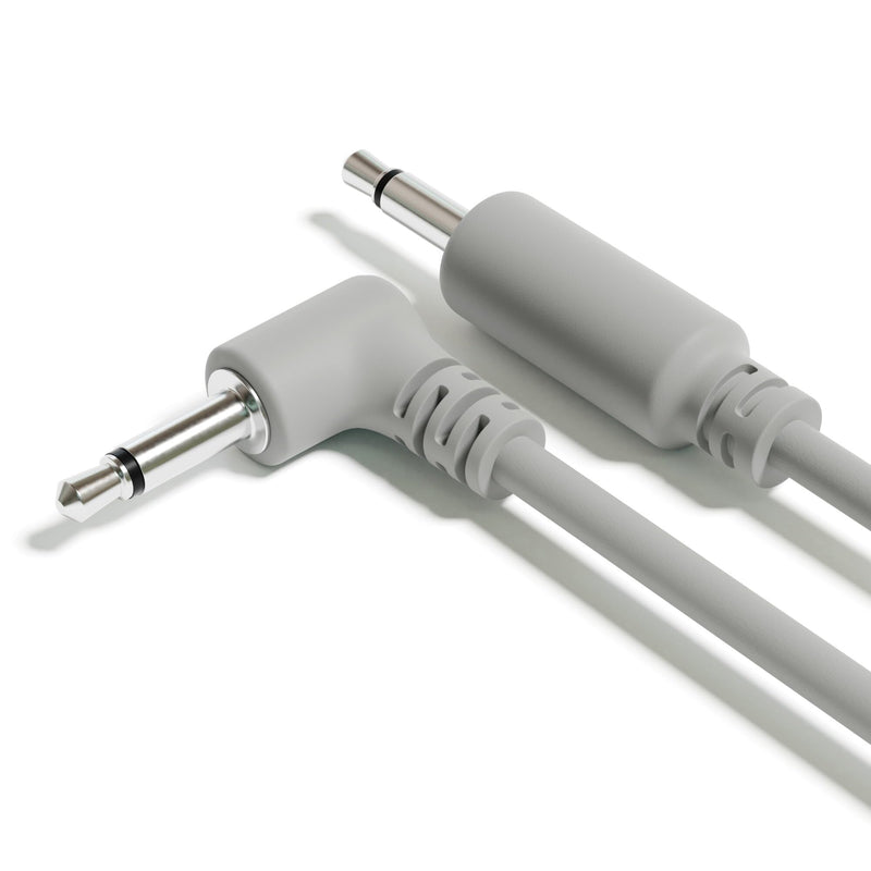Hybrid Mono Modular Patch Cables - TS 3.5mm 1/8" - Eurorack Synth Synthesizer [13-Pack | 180 cm - 70.87"] 180 cm - 70.87" 13-Pack