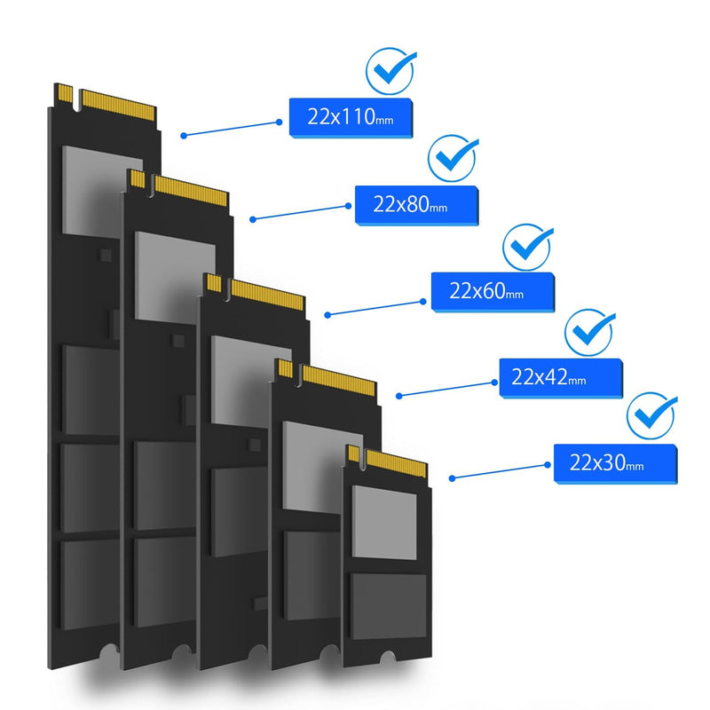 [AUSTRALIA] - GLOTRENDS 22110 M.2 NVMe to PCIe 4.0 X4 Adapter, PCIe 4.0/3.0 X4 Full Speed Support (PA-22110) 