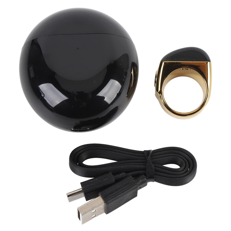 Smart Tasbih Counter Smart Rings, Made of Zinc Alloy 40mAh Battery Supports Up to 9999 Counts APP Support for Men and Women of All Ages 20mm