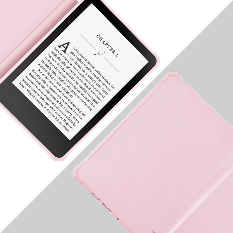 TaIYanG Case for 6" All-New Kindle (11th Generation 2022 Release), Lightweight Slim Smart PU Leather Cover for 6 inch Kindle 2022 e-Reader (Not Fit Paperwhite 11th Gen 2021) Pink