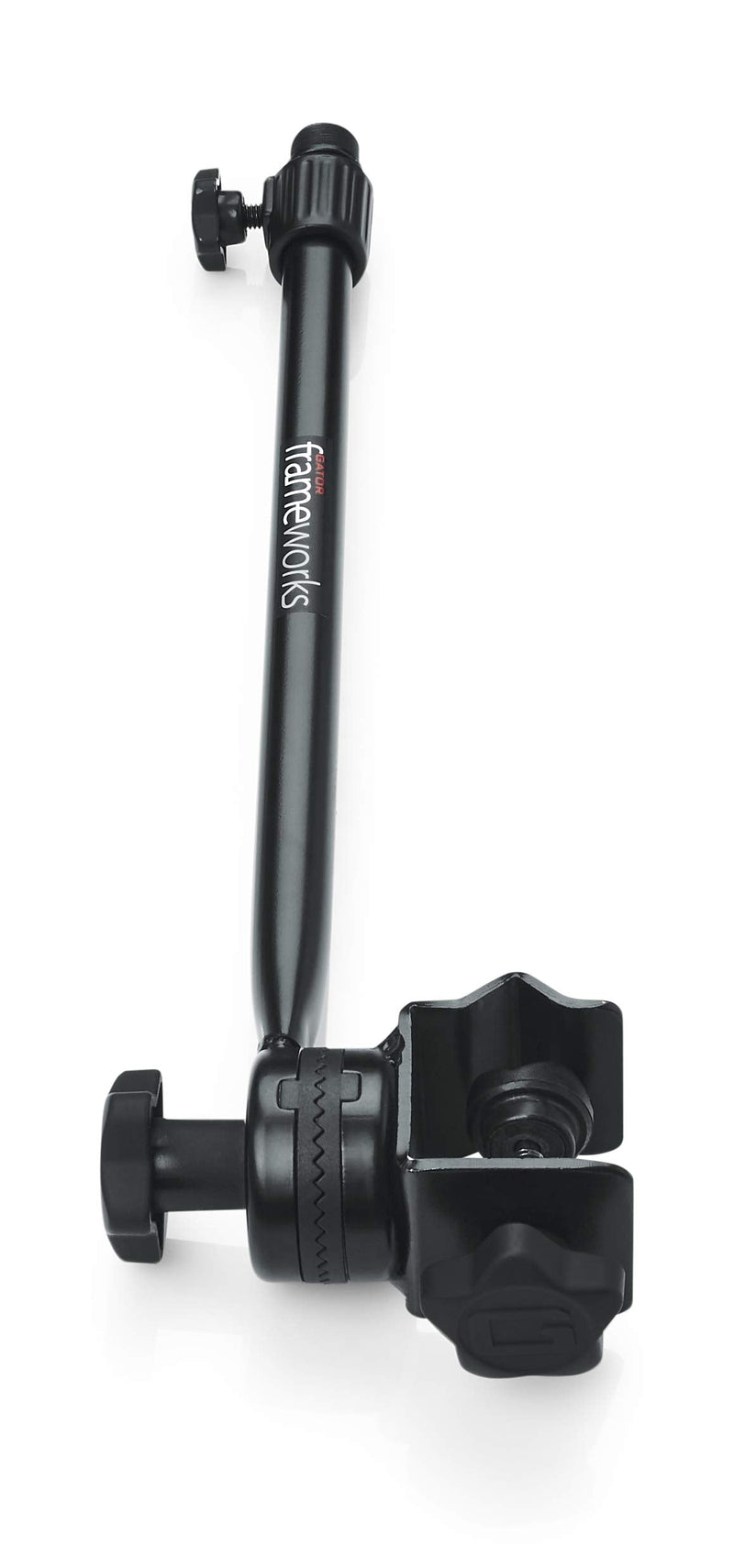 [AUSTRALIA] - Gator Frameworks Adjustable Clamp-On Angled Mini Interlocking Design 16 Inch Boom Arm (GFW-MIC-CLMPBM16) 16" Boom - Clamp 