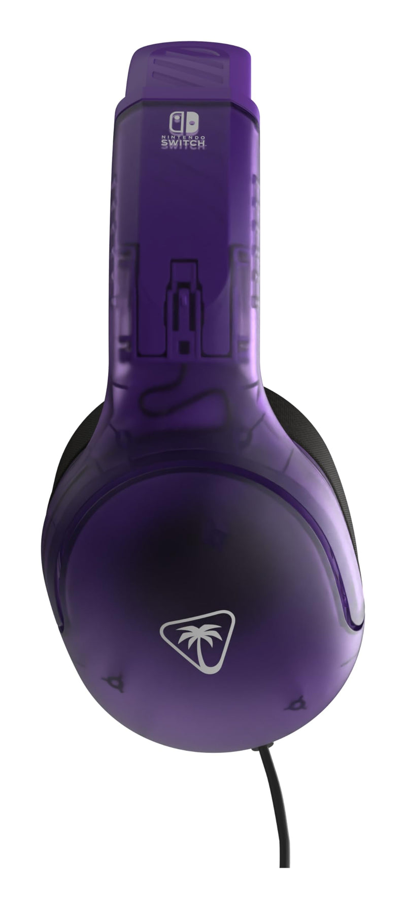 [AUSTRALIA] - Turtle Beach Airlite Fit Wired Gaming Headset: Officially Licensed for Nintendo Switch, Nintendo Switch Lite & OLED Model - Flip-to-Mute Mic, Over-Ear Comfort Cushions, 40mm Speakers - Ghost Purple 