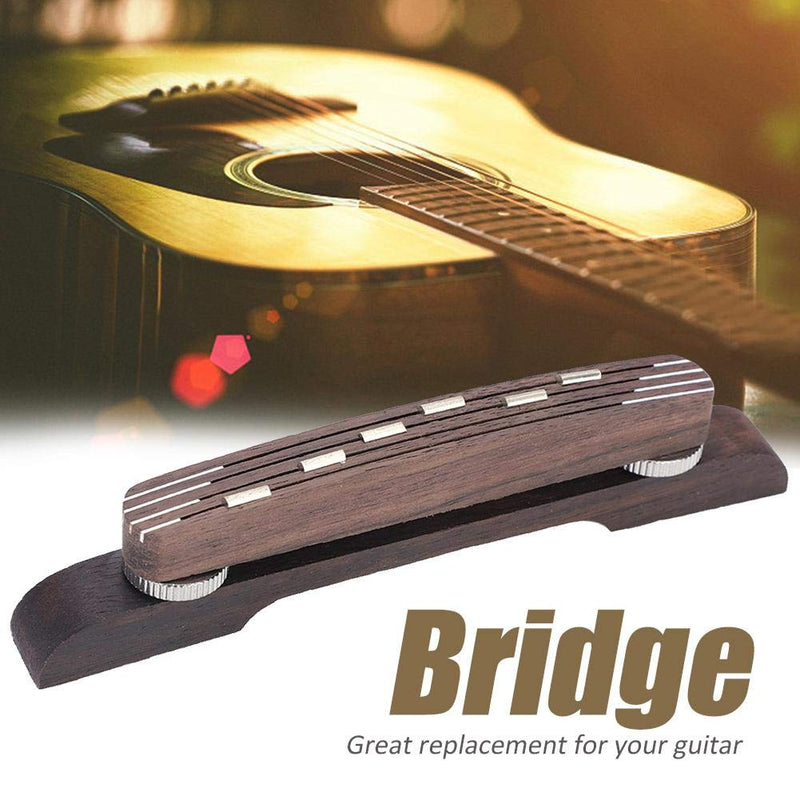 [AUSTRALIA] - Archtop Jazz Guitar Bridge, Rosewood, Adjustable 6-String Repair Part 