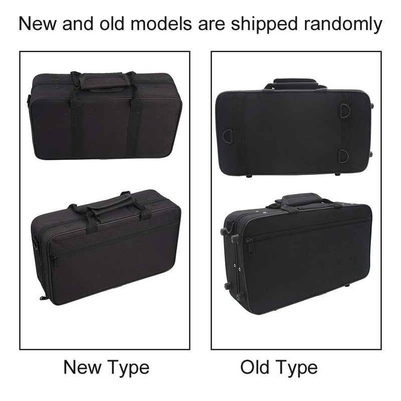 Black Clarinet Case Clarinet Gig Bag Waterproof Oxford Fabric Clarinet Storage Bag with Detachable Adjustable Strap