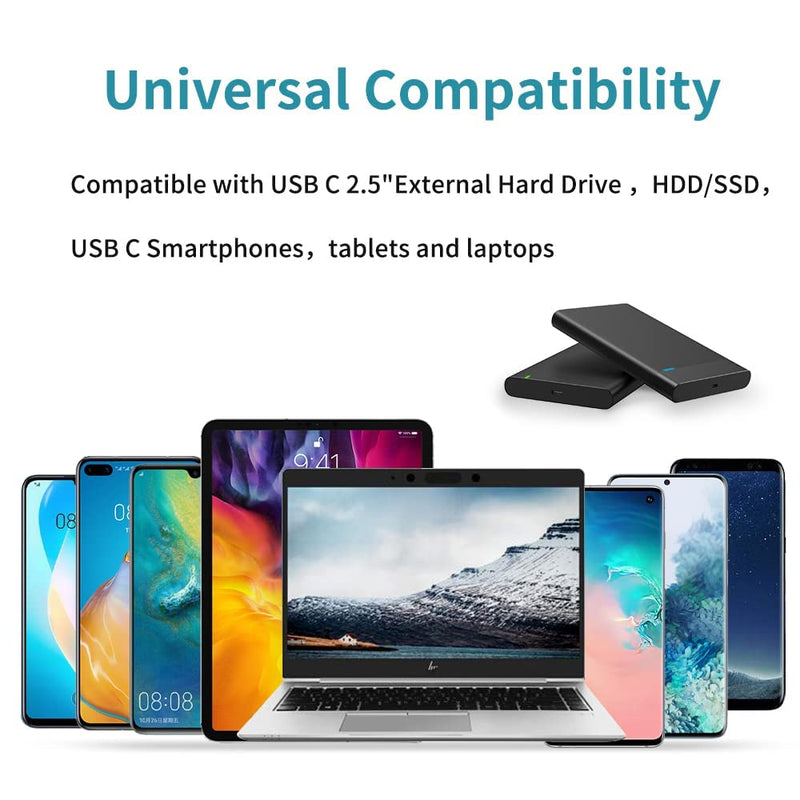 CableCreation USB C to USB A Cable 5FT, USB C to USB 3.1 USB 3.2 Gen2 10Gbps USB A to C Data Cable, Fast Charging Cable Type C 60W 20V/3A for USB C External SSD MacBook Pro iPad S21, etc,1.5m Gray 5FT/1.5m