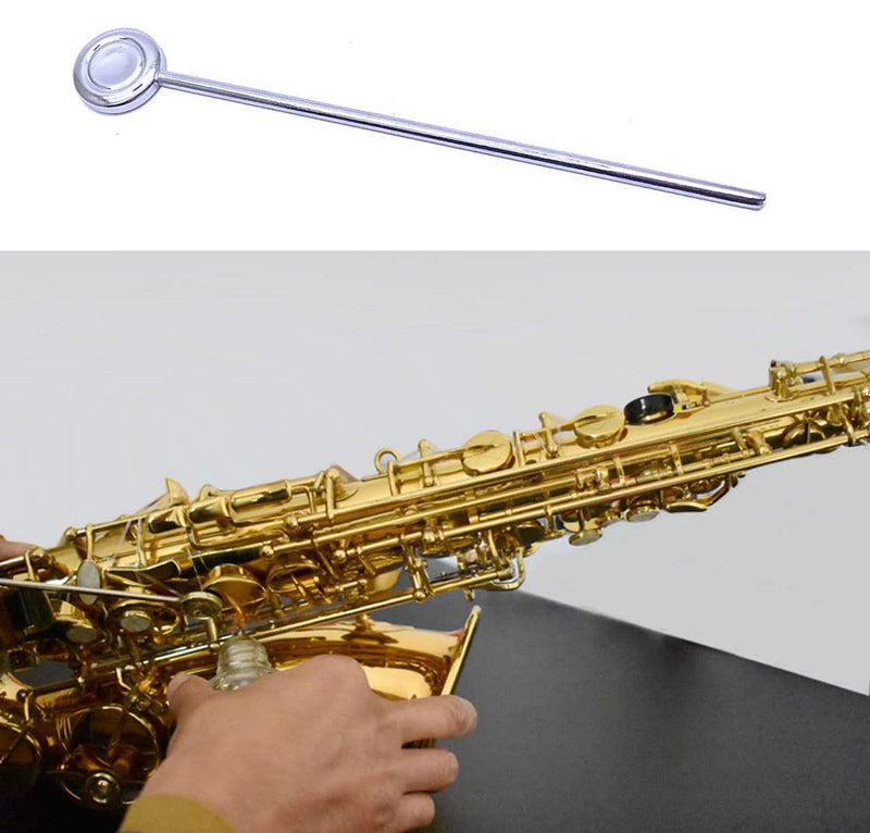 Woodwind Instrument Repair Tool Kit Stainless Steel Key Cover Adjusting Dual Head Spring Hook Key Buttons Protector for Sax Clarinet Oboe Flute Piccolo 4PCS