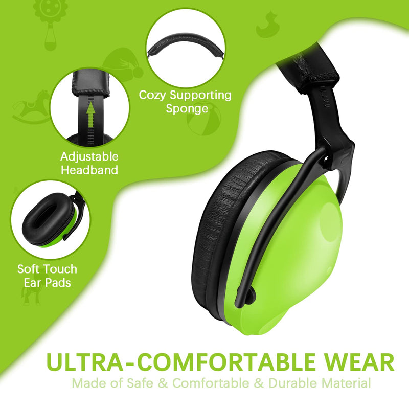 ZOHAN Kids Ear Protection 4 Pack,Kids Noise Canceling Headphone for Concerts, Monster Truck, Fireworks