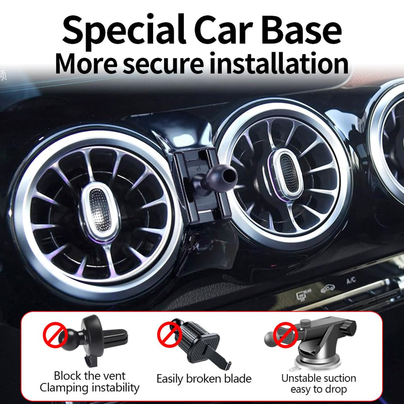 Car Phone Holder for Mercedes Benz GLB 2020 2021 2022 2023 2024 2025 2026 GLB250 , EQB 2022-2025 Auto Accessories Navigation Bracket Interior Decoration Dashboard Cell Mobile Mount case Accessory
