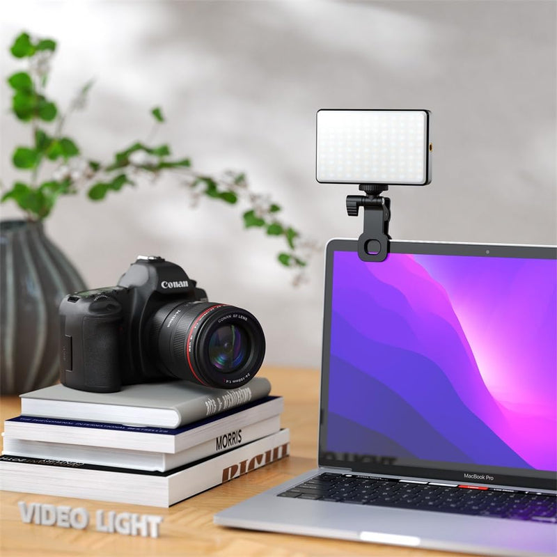 Phone Light 3000mAh 120 LED Video Light, Selfie Light CRI95, 2500K~9000K for Phone, Camera, Laptop, iPad, for Selfie, Video Conference, TikTok, Vlog (ST-120+JPY-15) ST-120+JPY-15