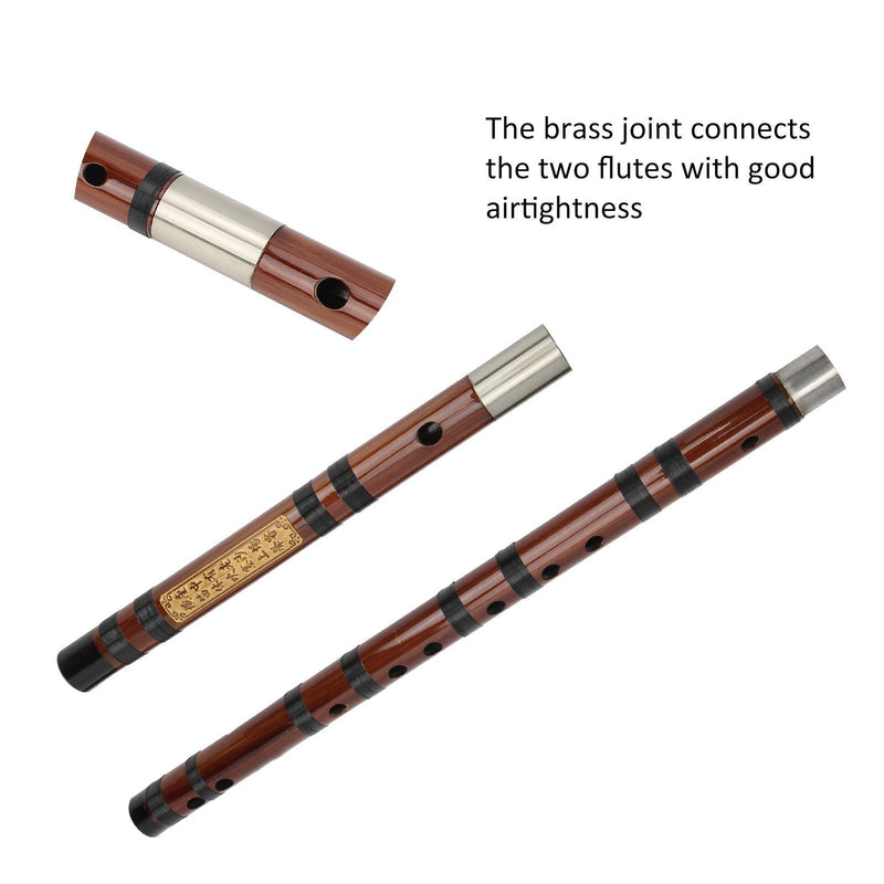 C Key Professional Bamboo Flute Walfront 8 Years Dried Dizi Bitter Bamboo Flute With Golden Embossed Body Flute Film And Solid Flute Film Glue Traditional Chinese Instrument