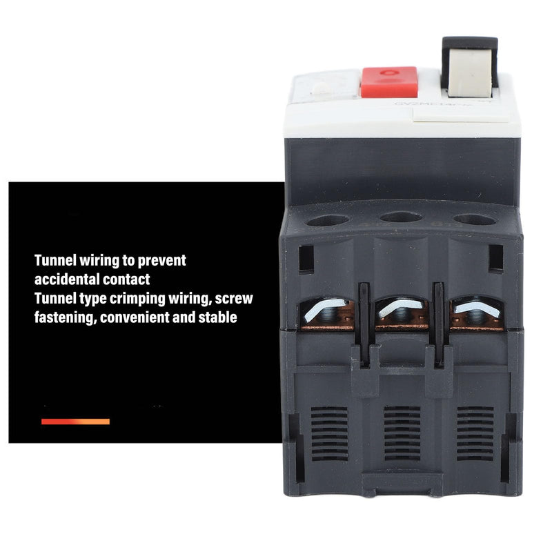Motor Circuit Breaker AC690V Overload Short Circuit Protection Motor Circuit Breaker with 35 mm Guide Rail Mounting (GV2-ME14C 6-10A) GV2-ME14C 6-10A