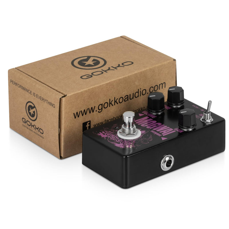 GK-61 Mogwai Overdrive Guitar Pedal – 2-in-1 Overdrive & Fuzz Effects Pedal for Electric Guitar – Vintage Tone, Toggle Switch, True Bypass