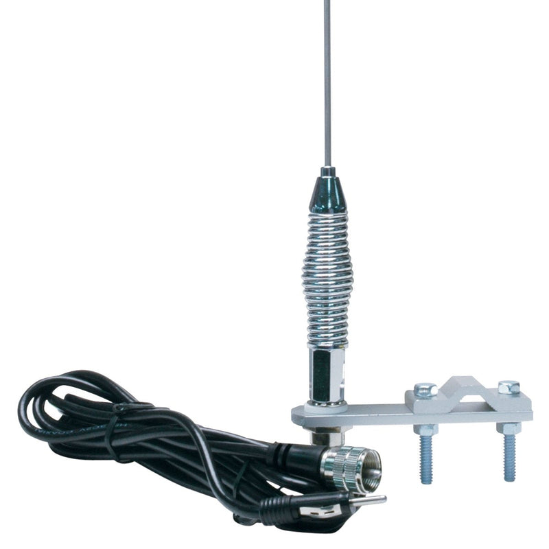 [AUSTRALIA] - RoadPro (RP-557) 28" AM/FM Mirror Mount Stainless Steel Antenna Kit with 2" Shock Spring 
