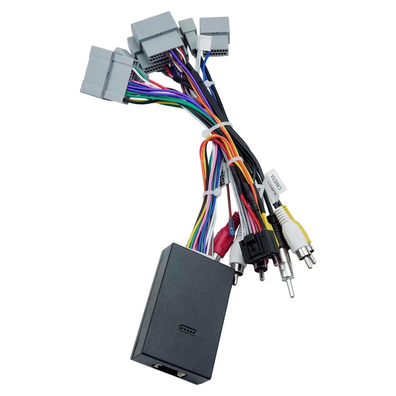 16pin Car Radio Stereo Power Retrofit Wiring Harness Cable Adapter Fit for Honda Civic 1.5T 2016-2021 CRV CR-V 2017-2022 Breeze 2020 Support Factory Camera Steering Wheel Control USB and AUX | Fit for Honda Civic 1.5T 2016-2021 CRV CR-V 2017-2022 Breez...