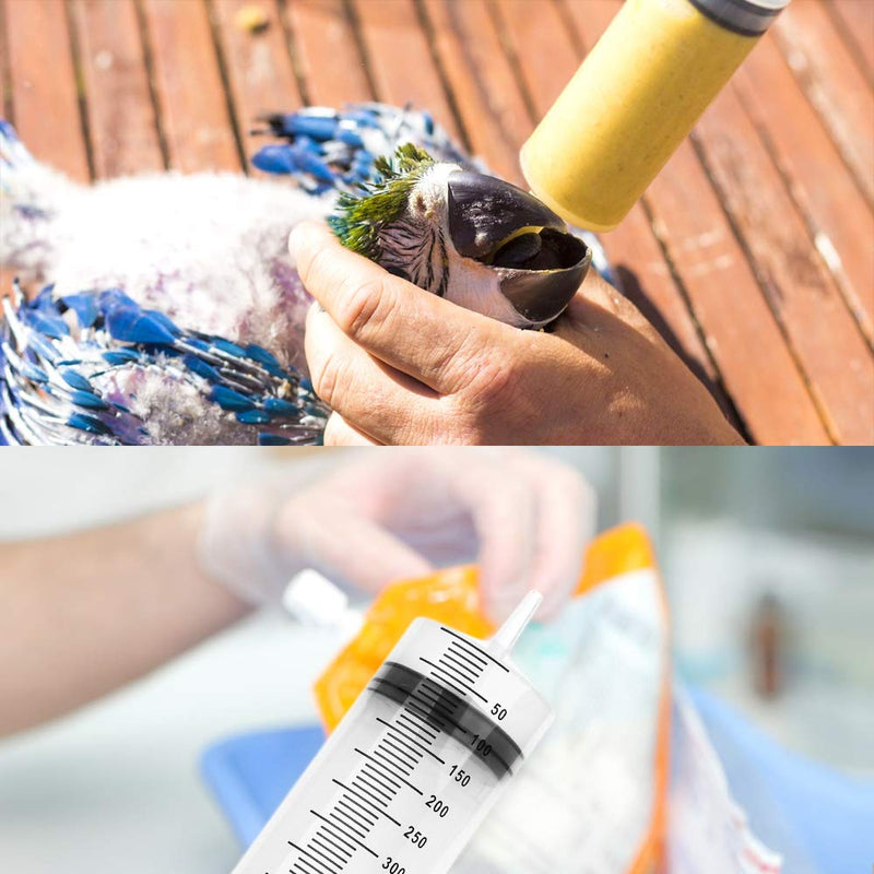 [AUSTRALIA] - Large Syringe 500 ml Reusable Liquid Syringe with Catheter Plastic Syringe with Large Capacity for Laboratory, Industrial, Garden and Pet Feeding 500ml 