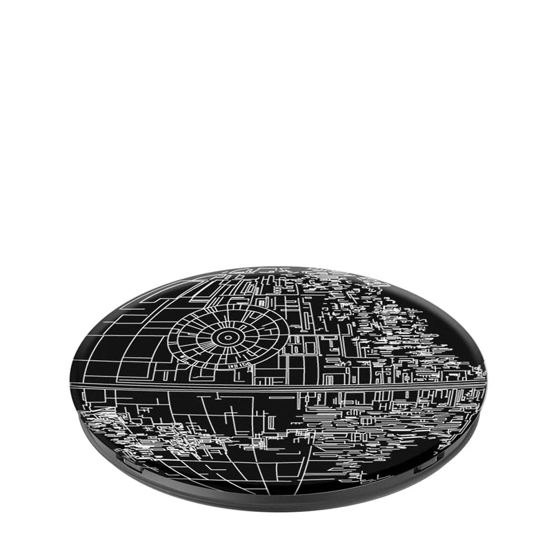 PopSockets Phone Grip with Expanding Kickstand, Star Wars - Death Star Alum