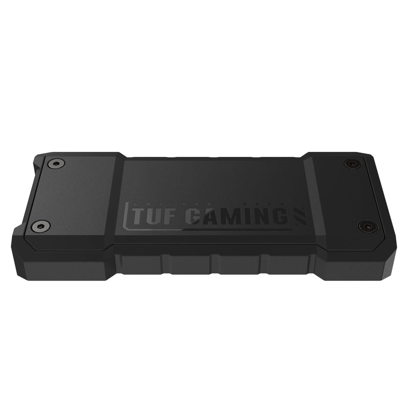 ASUS TUF Gaming A2, USB-C 3.2 Gen 2x2 SSD Enclosure, Dual M.2 NVMe PCIe and SATA, MIL-STD-810H Drop Resistance, IP68 Water and dust Resistance, Aluminum Alloy Chassis, 1 Year Warranty Enclosure only TUF A2|up to 20Gbps
