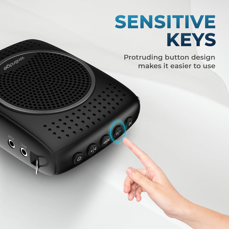 [AUSTRALIA] - Portable Voice Amplifier Microphone with Speaker, Portable Speaker with Lavalier/Headset Microphone - Mini Pa System for Speaking Teachers Classroom Tour Guide 2024 Updated 