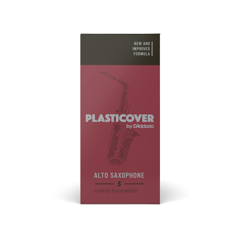 D'Addario Woodwinds Rico Plasticover Alto Sax Reeds, Strength 2.0, 5-pack