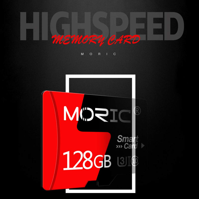 [AUSTRALIA] - MORIC 2 Pack 128GB Micro SD Card with Adapter High Speed Memory Card,C10 A1 Memory TF Card for Camera/Dash Cam/Smartphone/Tablet/Drone 128GB*2 