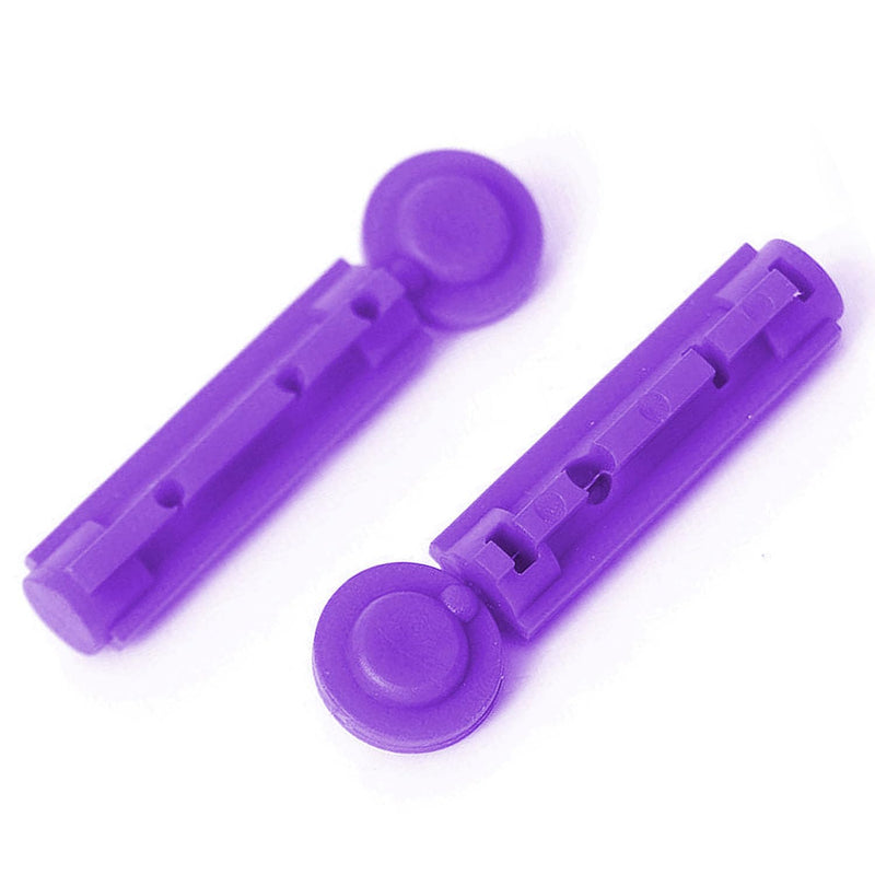 100 x One+Step Universal Lancets for All Standard Lancing Aids I Special Cut and Ultra Fine 30 G Needle for Virtually Painless Blood Removal I Sterile Blood Lancet I Ideal for Diabetics