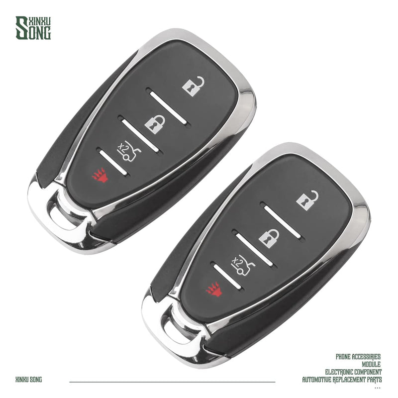 Compatible with Chevrolet HYQ4EA Proximity Smart Key 13529638 13585728 Car Key Fob Keyless Control Entry Remote 4 Button Vehicles Replacement