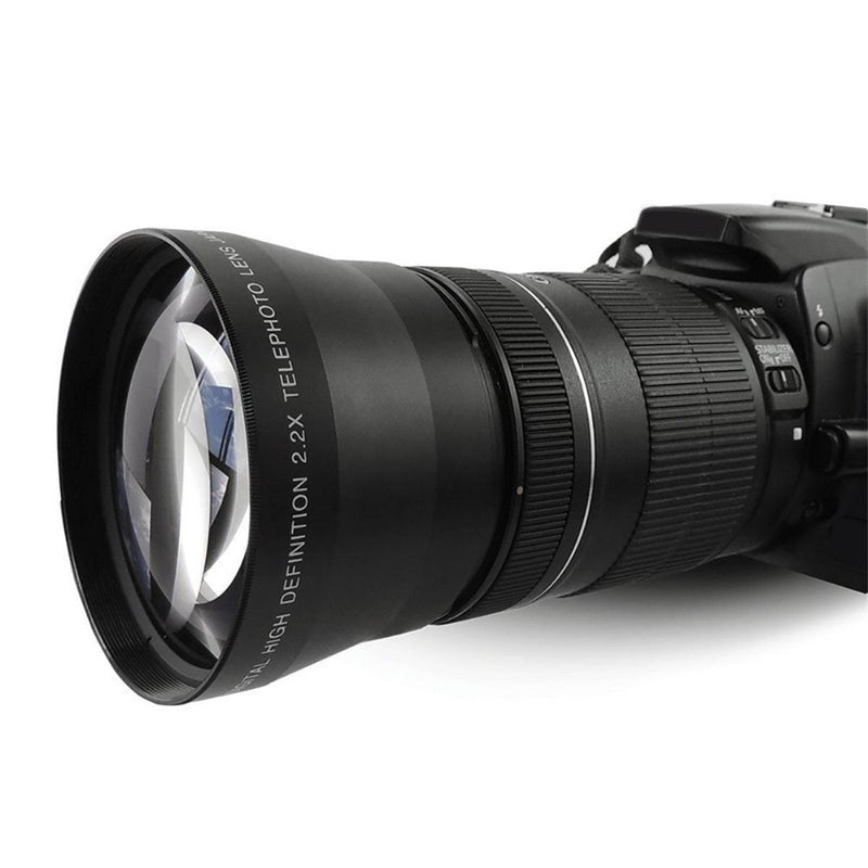 [AUSTRALIA] - 43mm 2.2X Telephoto Lens for Canon Vixia HF R80, HF R82, HF R800, HF R70, HF R72, HF R700, HF R30, HF R32, HFM40, HFM41, HFM50, HFM52, HFM400, HFM500 Camcorder 