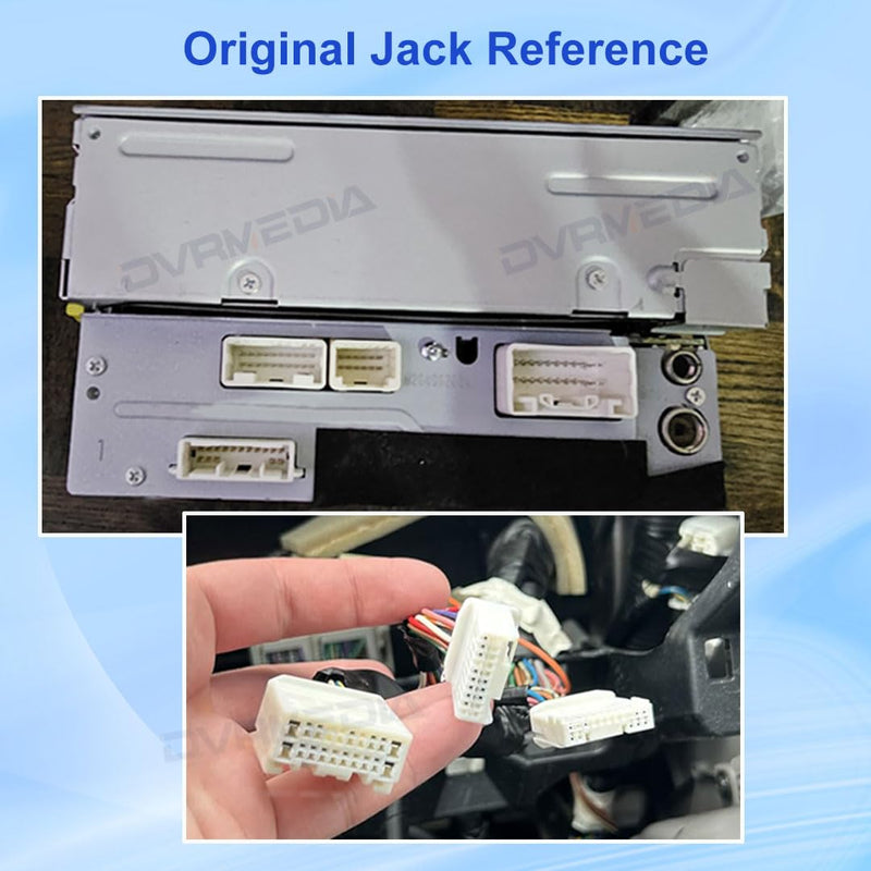 16-Pin Radio Harness for Toyota 4Runner Sienna Camry with JBL | CANBUS adapter integration supports factory amplified audio and steering wheel controls with a compatible aftermarket radio