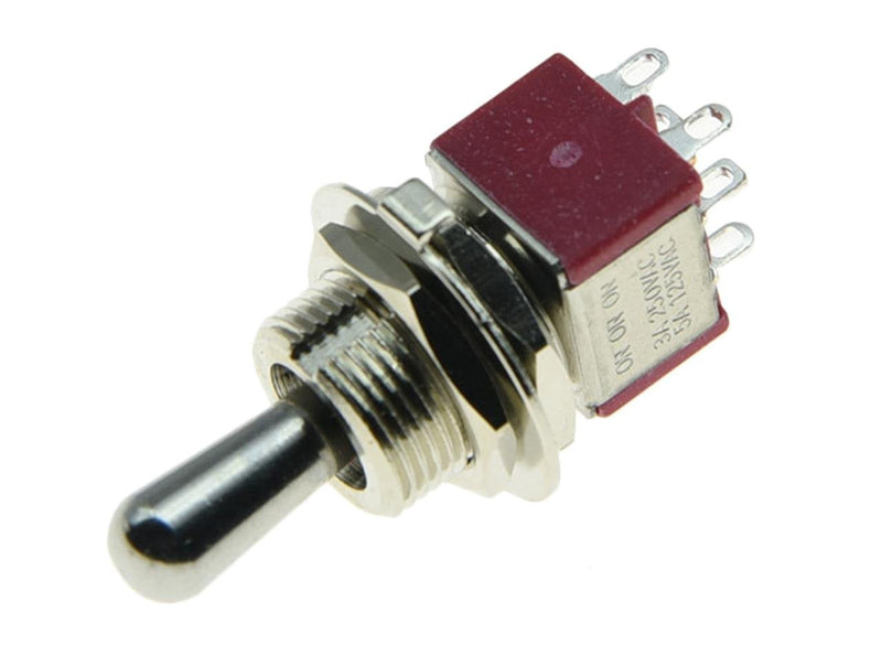 SALECOM Guitar/AMP Fat Bat Toggle Switch DPDT 6 Pin 3 Way ON ON ON Sealed Guitar Switch 1x Fat Bat Toggle Switch