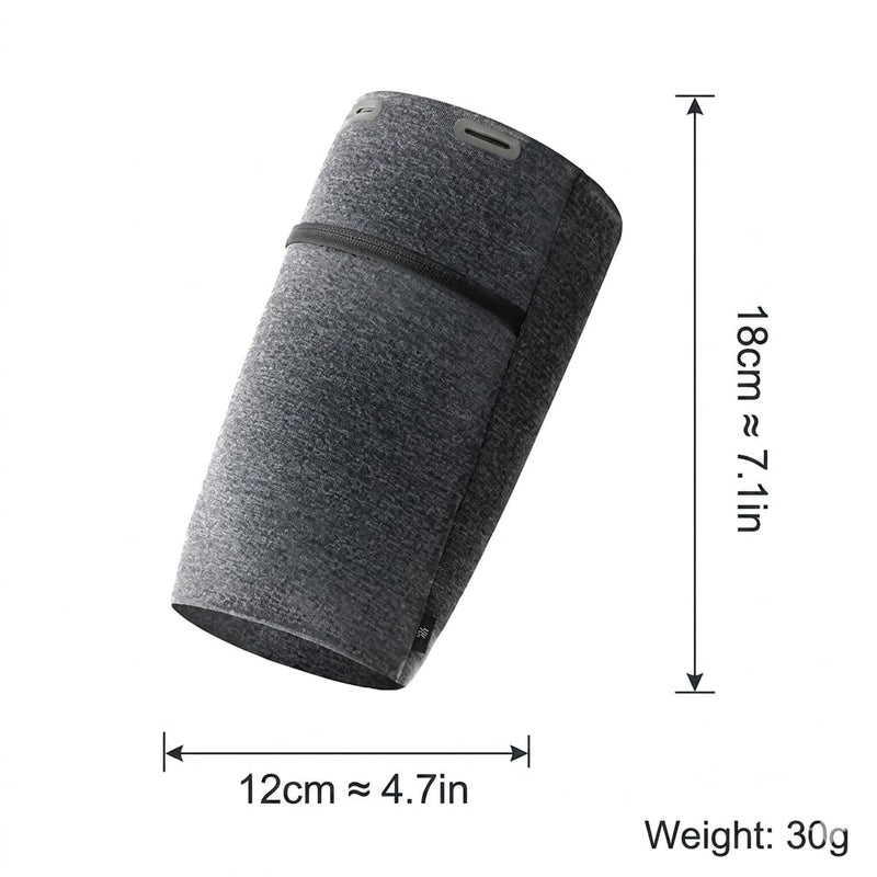 Sports Running Armband for Cell Phone, Universal Phone Armband Sleeve for Workout, Water Resistant Running Pouch for Gym (Medium) Medium