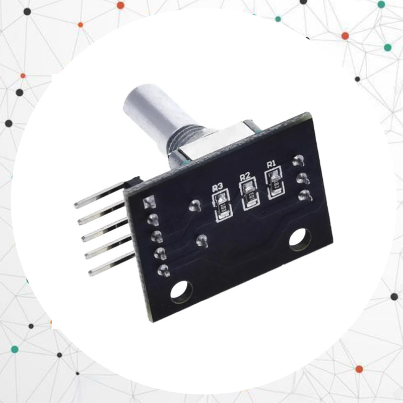 KY-040 Rotary Encoder, Rotary Encoder Module, 360 Degree Encoder, Encoder, Rotary Encoder, Code Switch, Digital Potentiometer, Pack of 10