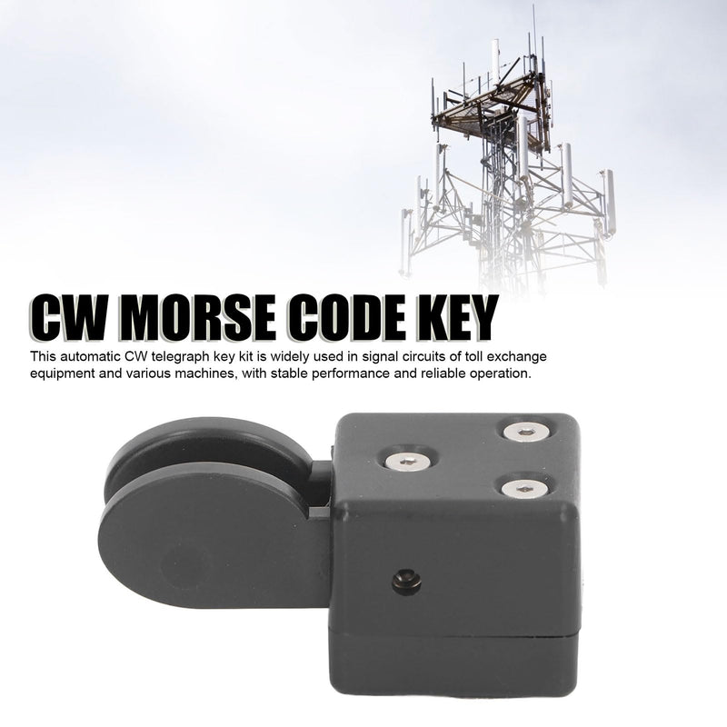 CW Morse Code Keys, CW Key Automatic Morse, Radio HAM Send Telegram Double Paddle Morse Code Key for Radio Experiment 3.5 Dual Channel Output Morse Code Keyer Radio