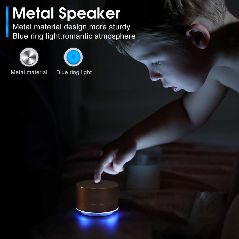 A2 LENRUE Portable Wireless Bluetooth Speaker with Built-in-Mic,Handsfree Call,AUX Line,TF Card,HD Sound and Bass for iPhone Ipad Android Smartphone and More(Rose Gold) Rose Gold