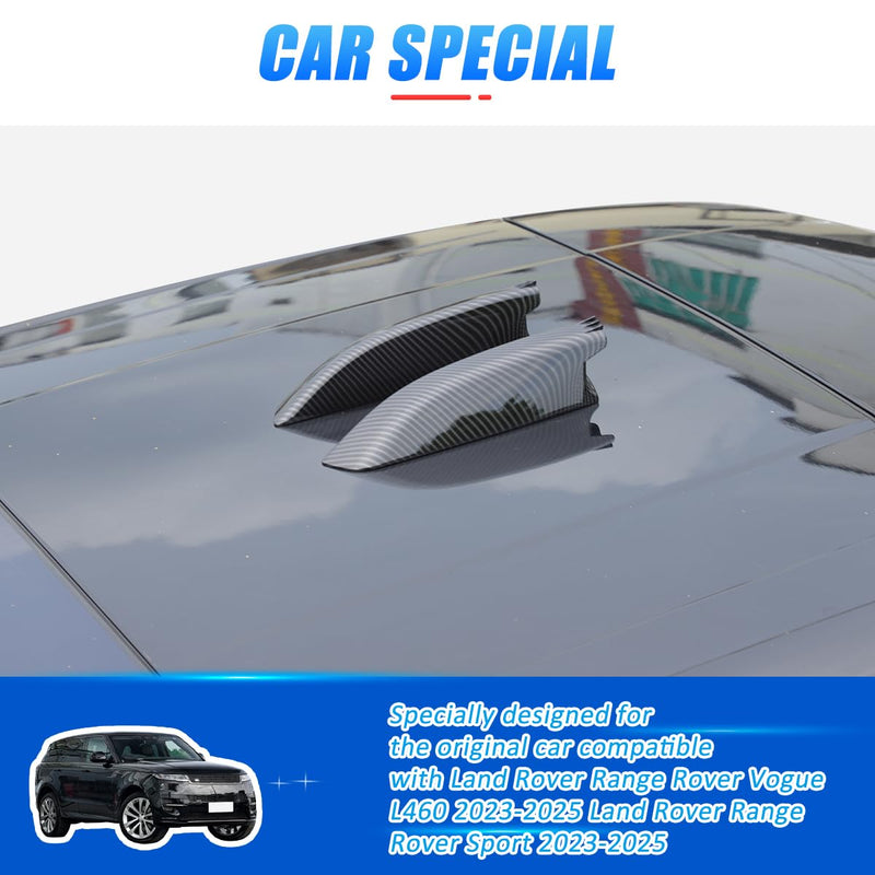 Car Shark Fin Antenna Cover Roof Aerial for Land Rover Range Rover Vogue L460 2023-2025 Vehicle Shark Fin Shape Cover for Range Rover Sport 2023-2025 Auto Cars Antenna Accessories