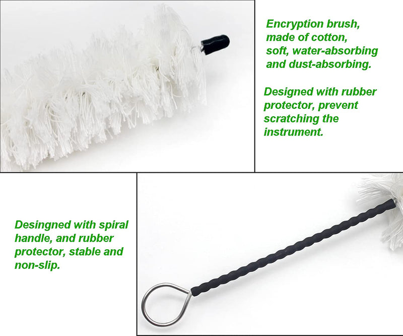 10 Pcs Flute Cotton Cleaning Brush Kit