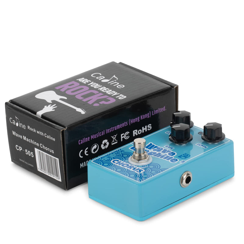 [AUSTRALIA] - Caline CP-505 Wave Machine Chorus Guitar Effect Pedal True Bypass Aluminum Alloy Casing Blue 