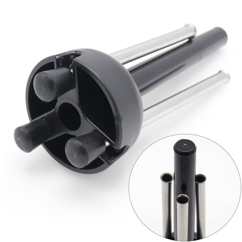 Portable Clarinet Stand Holder, Metal 3-Leg Clarinet Support, Flute Stand Compatible with Clarinets, Saxophones, and Other Wind Instruments