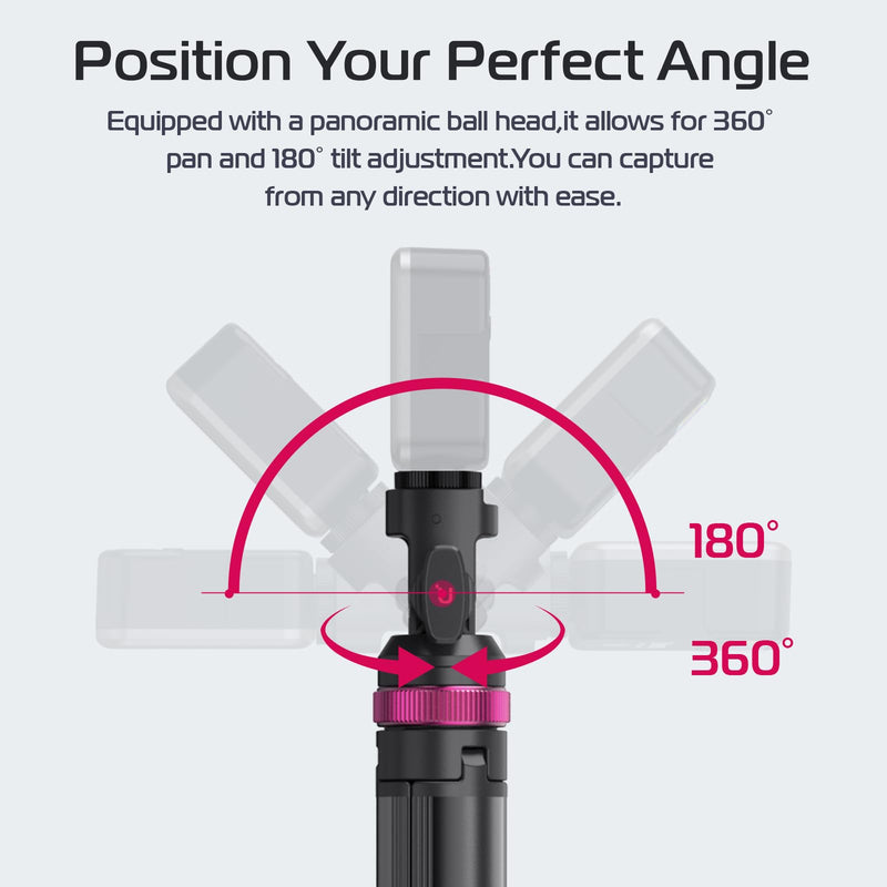 ULANZI MT-89 Extendable Tripod Aluminum, 82" Portable Adjustable Light Stand with 1/4" Screw Quick Release, Camera Phone Tripod for Camera Video Light Smartphone, Lightweight for Travel,Up Load 2.2LBS 82 inch-Original Version