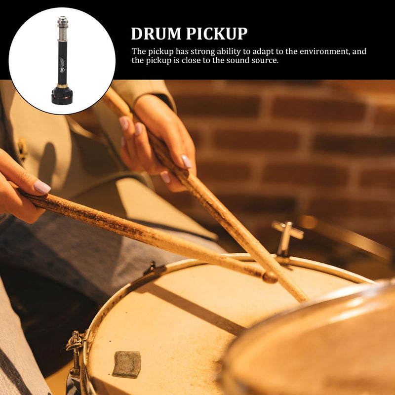 [AUSTRALIA] - Vaguelly African Drum Pickup - Metal Mic Amplifier for Cajon and Hand Drums Enhances Sound Clarity Perfect for Music Lovers 