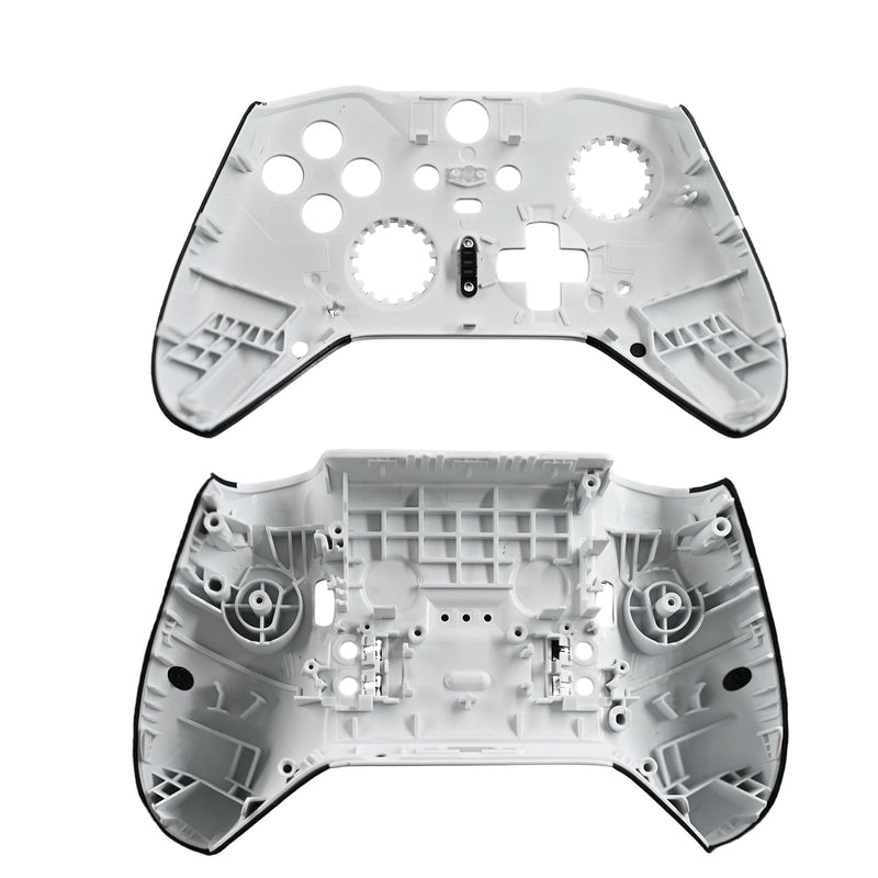 White Elite 2 Front+ Back Housing Shell Replacement Kit Compatible for Xbox Elite Series 2 Controller Housing Shell White