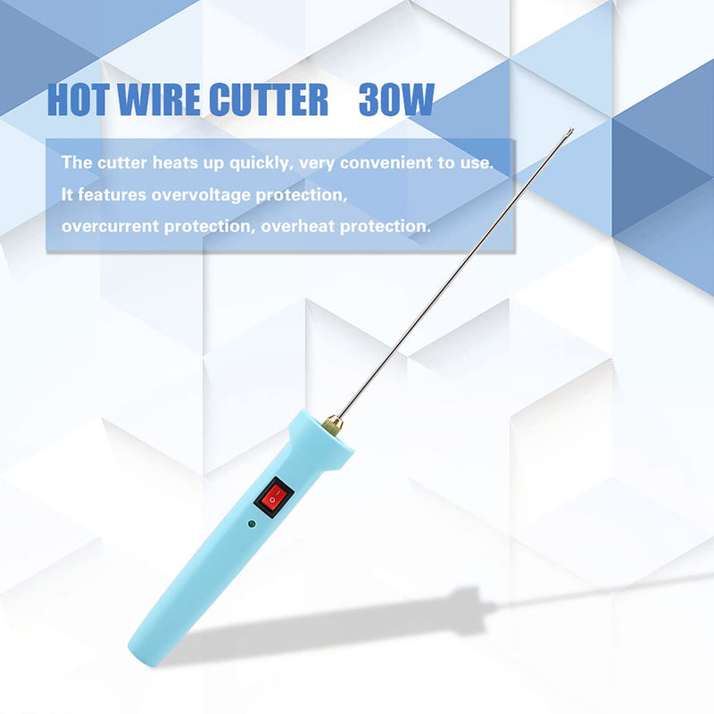 Hot Wire Cutter 30 W 30 cm Foam Polystyrene Cutting Device 30 mm Cutting Width for Model Making Craft Projects Plastic Cutting 110-250 V (EU Plug) EU-Stecker