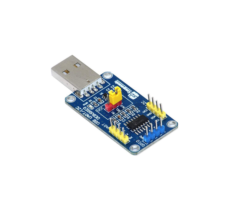 sb components Raspberry Pi USB UART/I2C Debugger Helps to Build a USB connectivity to Configure/Debug Development Board, USB to UART /I2C Converter for Raspberry Pi